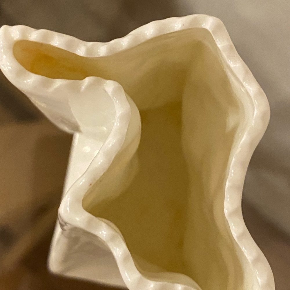White Ceramic Vase - Picture 3 of 8